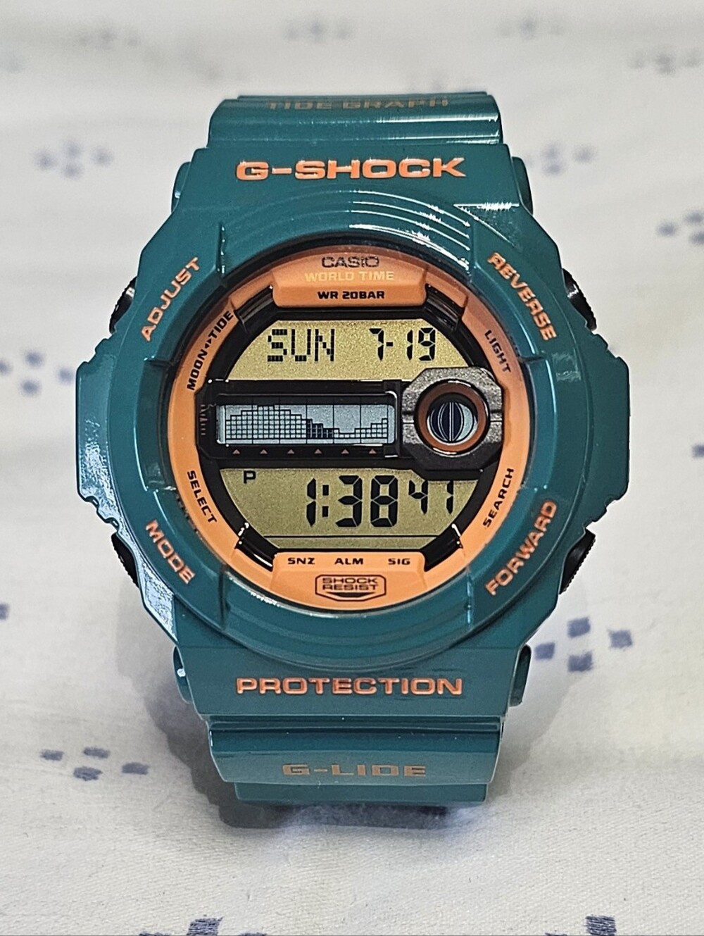 Casio G-Shock G-Lide GLX-150B new battery installed
